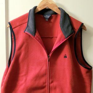 Brooks Brothers Polyester Full-Zip Vest